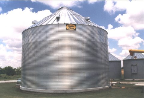 golden grain bins